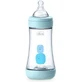 CHICCO Perfect 5 Plastic Fles met Siliconen Speen Tegen Koliek Vanaf 2 Flessen 240ml blauw [20223-20]