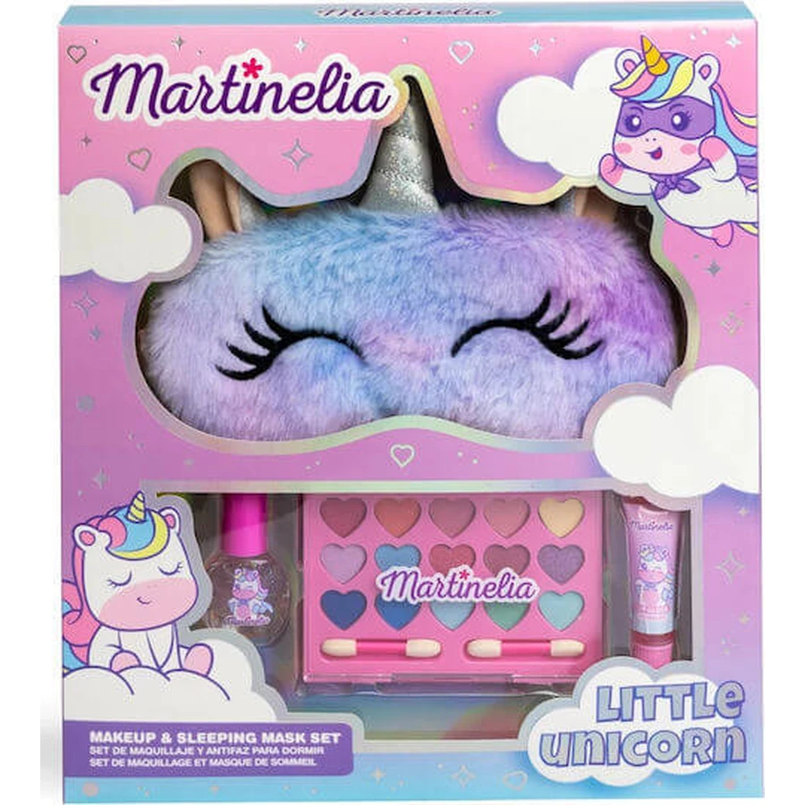 MARTINELIA Set de maquillaje y antifaz infantil Little Unicorn
