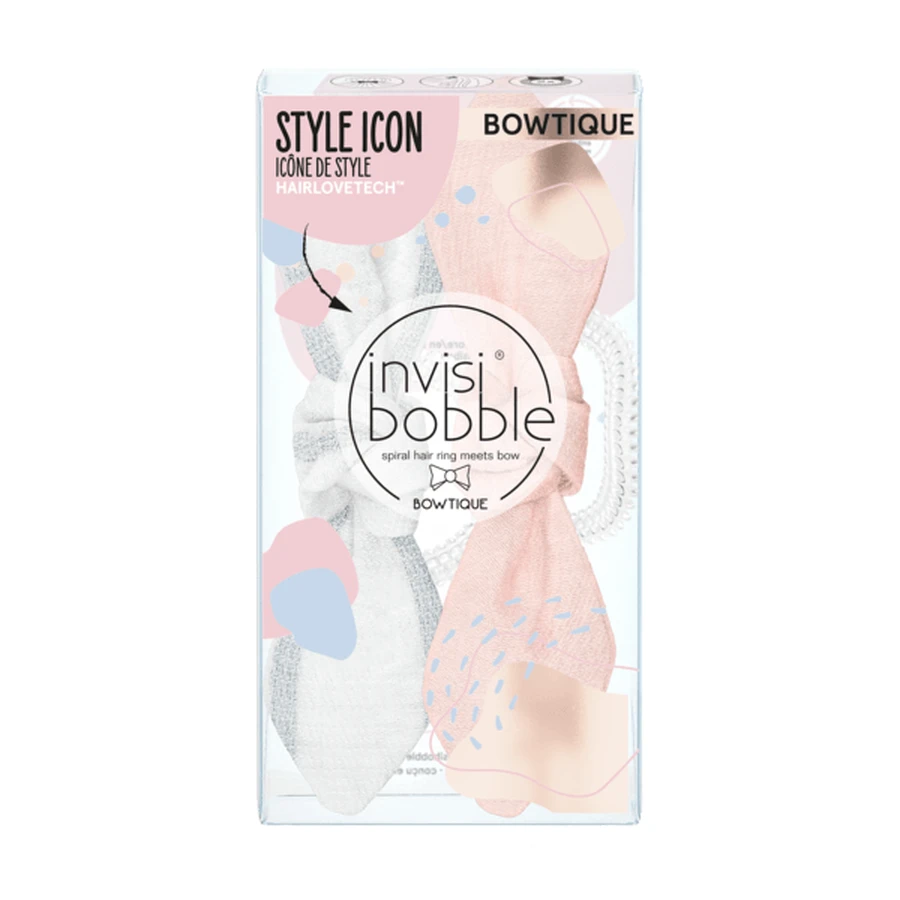 Invisibobble Bowtique Duo Nordic Breeze Summer Lemming Go Pour tous les âges, tous les styles et tous les types de cheveux en deux teintes