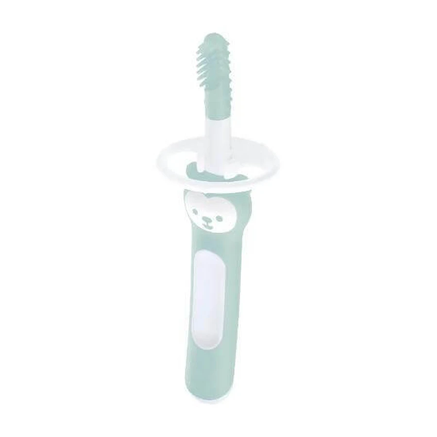 MAM Toothbrush Massaging Brush With Protection Shield For 3+ Months Blue
