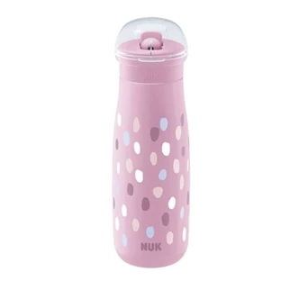 NUK Beker Mini-Me Flip PP met tuitje voor 12+ Maanden Roze Polka Dots 450ml [10.225.327]