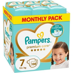 PAMPERS Premium Care No. 7 For 15+kg 108 Pieces