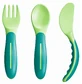 MAM Baby's Cutlery fork, spoon, knife for 6+ months 515U