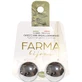 FARMA BIJOUX Hypoallergenic Earrings Silver Button Round 18mm