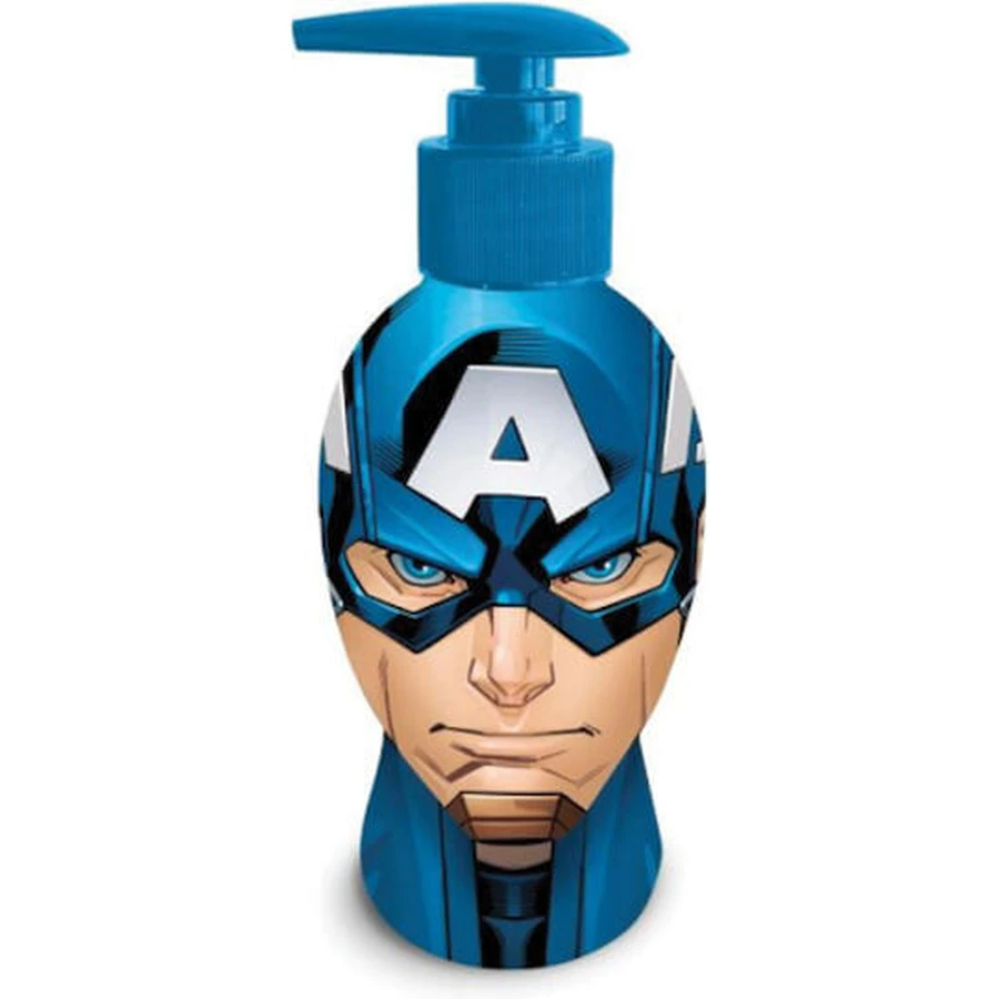 LORENAY Avengers Shampooing pour enfants Bain moussant et distributeur de shampooing 300ml