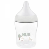 Biberon en plastique anti-colique NUK Perfect Match avec tétine en silicone et indicateur de température pour les 0+ mois, 150ml
