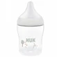 NUK Perfect Match Anti-Colic Plastic Fles met Siliconen Speen & Temperatuurindicator Voor 0+ Maanden, 150ml