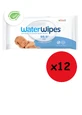 WATERWIPES Toallitas 99% Agua, sin perfume 720 Piezas (12 Paquetes de 60 Piezas) Caja