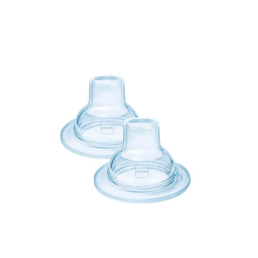 MAM Boquilla de silicona extra blanda para vaso de iniciación 4m+ x2