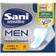SANI Sensitive Men Super Level 3 Absorberende Beschermende Pads voor Mannen 10 stuks