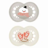MAM Silikon Schnuller Original Winter Limited Edition Für 2-6 Monate - Schneemann / Handschuhe