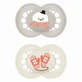 MAM Silikon Schnuller Original Winter Limited Edition Für 2-6 Monate - Schneemann / Handschuhe