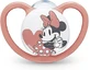 Suzeta NUK Disney Space Silicone cu husă 6-18 luni - Roz