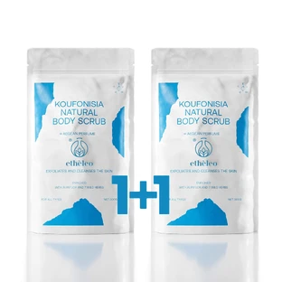 ETHELEO Natuurlijke Lichaamsscrub Koufonisia 300gr 1+1