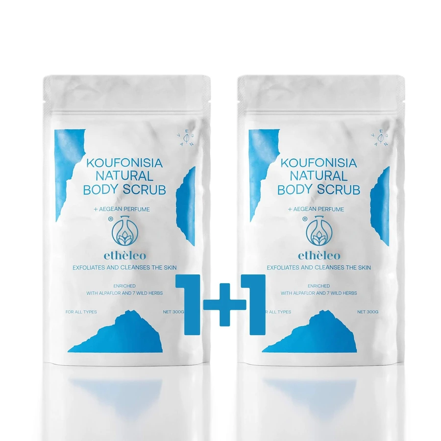 ETHELEO Natuurlijke Lichaamsscrub Koufonisia 300gr 1+1