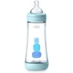 CHICCO Perfect 5 Biberón de Plástico con Tetina de Silicona Contra Cólicos Desde 4 Mins 300ml azul [20235-20]