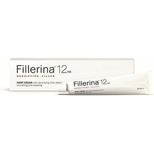 FILLERINA Fillerina 12ha verdichtende filler graad 4 nachtcrème tegen veroudering met hyaluronzuur en collageen 50ml
