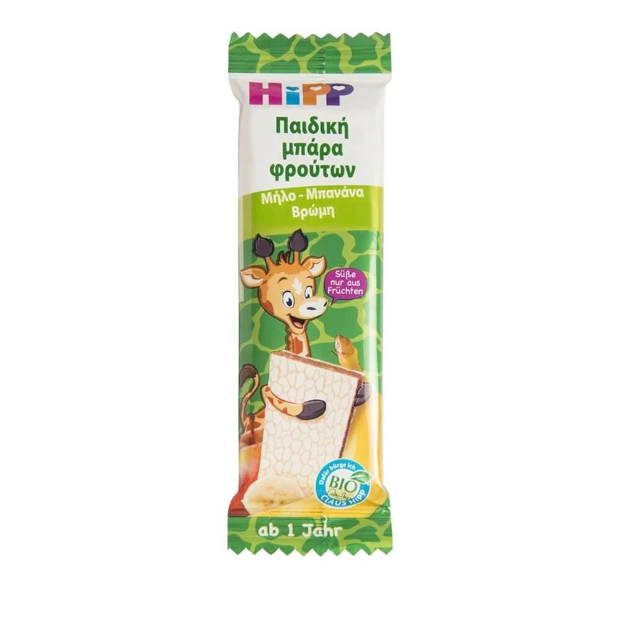 HIPP Bio Children's Fruit Bar Apple-Banana-Oatmeal From 1 Year 23g