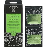 APIVITA Express Beauty Mascarilla Facial Pepino Mascarilla facial de pepino para una hidratación intensiva 2x8ml