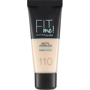 MAYBELLINE Fit Me Foundation Voor Natuurlijke Matte Dekking 30ml 110 Porselein