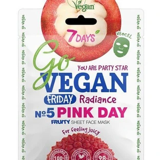 7DAYS Face Mask Go Vegan Friday "Pink Day" 25g