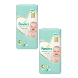 PAMPERS Baby Windeln Premium Care No.4 9-14Kgr 104 Stück ( 2 Packungen mit 52 Stück )