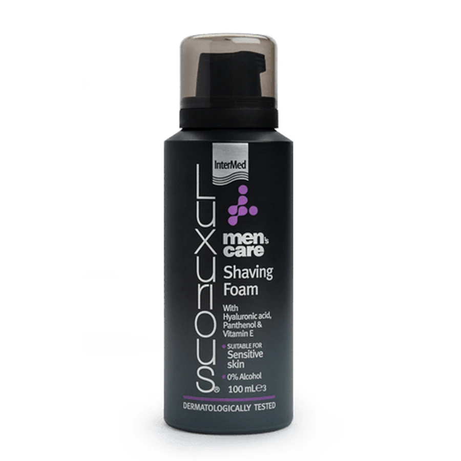 INTERMED Luxurious Men's Care Shaving Foam Rich Foam For Gentle Shaving Without Irritation 100ml