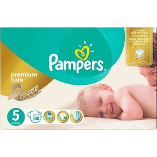 PAMPERS Baby Windeln Premium Care No.5 11-18Kgr 88 Stück