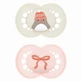 Sucette en silicone MAM Original Winter Limited Edition pour 6-16 mois - Pingouin / Ruban