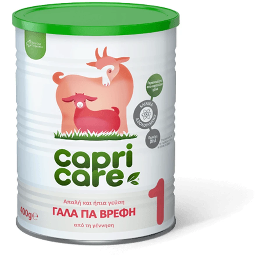 CAPRI CARE Babymilch auf Basis von Ziegenmilch von der Geburt bis zum 6. Monat, 400gr