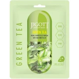 JIGOTT Green Tea Real Ampoule Mask Face Mask For Hydration 27ml