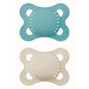 MAM Silicone Quilt Original Unprinted Matt For 2-6 Months 2 Pieces [118SBc]