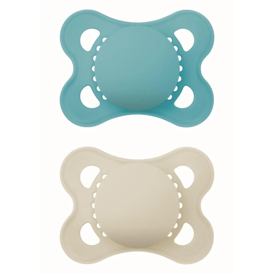 MAM Silicone Quilt Original Unprinted Matt For 2-6 Months 2 Pieces [118SBc]