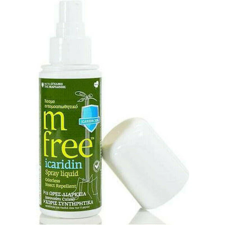 M-FREE Icaridin Spray insetto repellente inodore adatto ai bambini 80ml