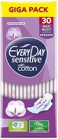 EVERYDAY Giga Pack Sensitive avec coton Maxi Night Ultra Plus 30 pièces