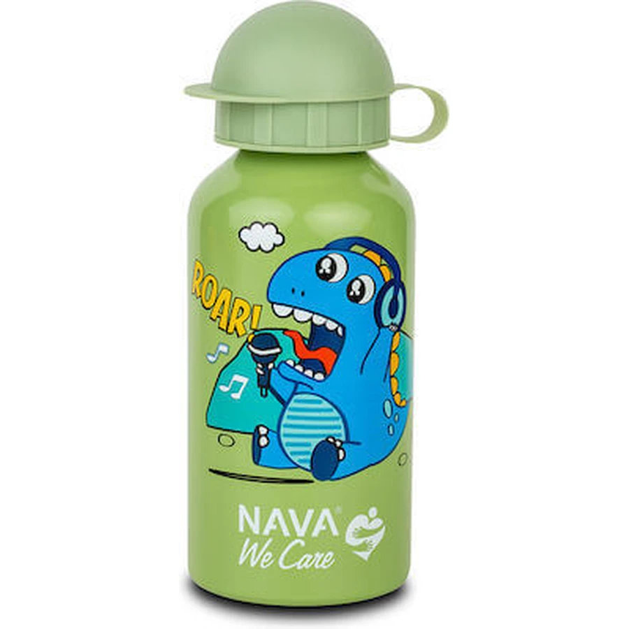 NAVA Aluminium fles We Care In groene kleur 400ml (10-125-012)