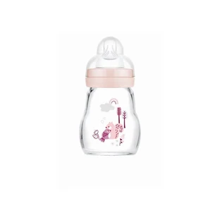 MAM Glasflasche Feel Good mit Silikonnippel, für 0+ Monate 370SG 170ml