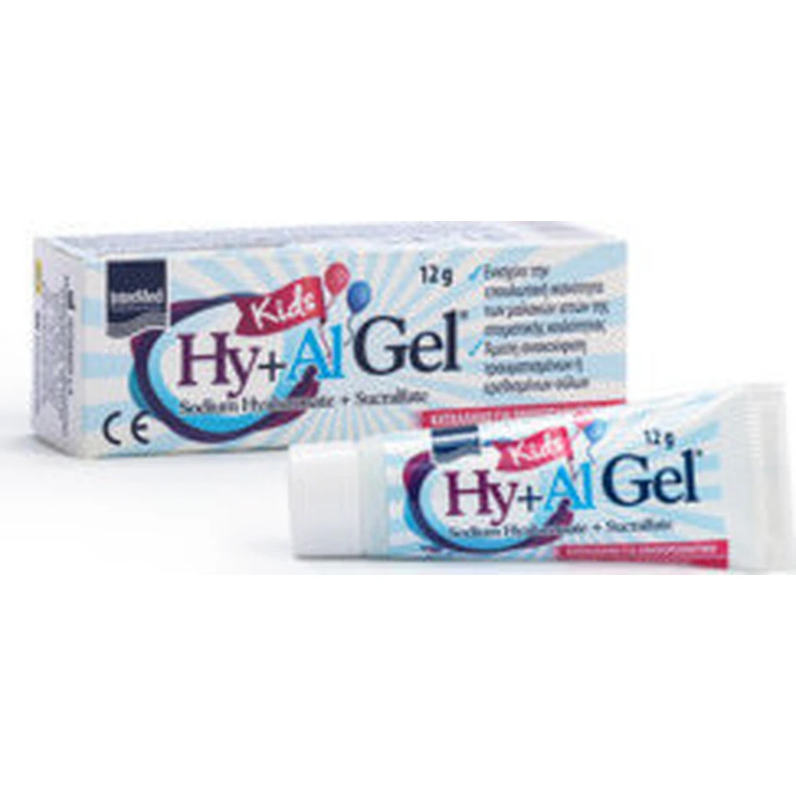 INTERMED Hy+Al Gel Kids Mondgel voor kinderen Genezing van zachte weefsels van de mondholte 12g