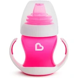 MUNCHKIN Gentle Cup Soft Mouth Training Cup For 4+ Months, Pink 118ml
