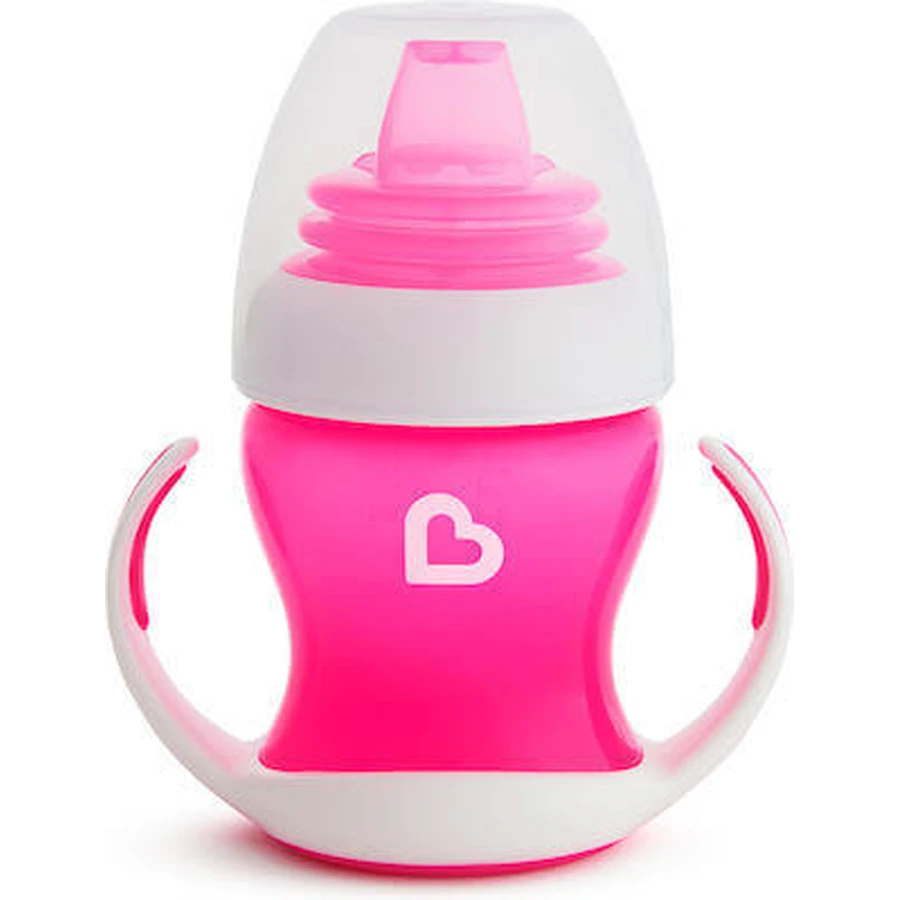 MUNCHKIN Gentle Cup Soft Mouth Training Cup für 4+ Monate, Rosa 118ml