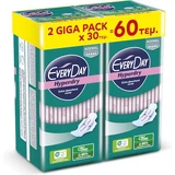 Servilletas EVERYDAY Hyperdry Normal Ultra Plus Giga Pack 60 Piezas 2x30