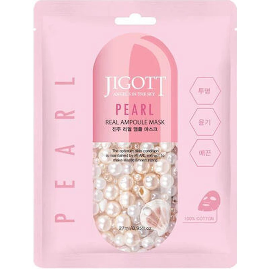JIGOTT Perla Real Ampolla Mascarilla Mascarilla Facial Para Hidratación 27ml
