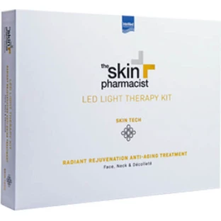 SKIN PHARMACIST Kit de Fototerapia Led Mascarilla Facial Rejuvenecimiento y Antienvejecimiento Mascarilla de Fototerapia para Rostro, Cuello y Escote