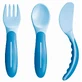 MAM Baby's Cutlery Fork, Spoon, Knife For 6+ Months 515B