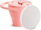 MUNCHKIN C'est Silicone! Snack Catcher Silicone Snack Container 6+ Months Coral
