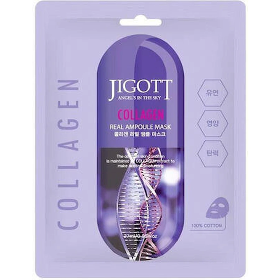 JIGOTT Collagen Mask Mascarilla facial para hidratar y nutrir 27ml
