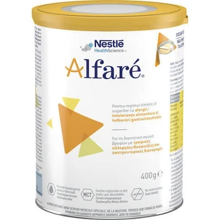 NESTLE Alfare Alimento dietético para lactantes con síntomas gastrointestinales debidos a alergias e intolerancias alimentarias, 400gr