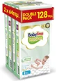 BABYLINO Diapers with adhesive Premium No. 2 For 3-6kg 128 Pieces ( 2 x 64 Pieces)