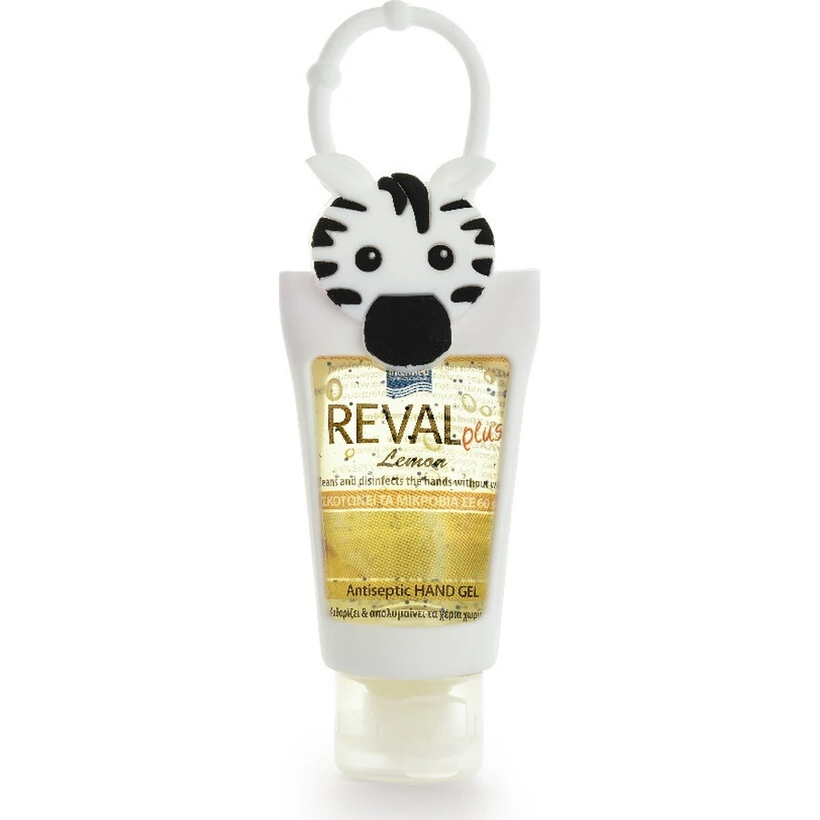 INTERMED Reval Plus Antiseptisches Handgel Zebra Case Lemon Antiseptisches Handgel Zebra mit Zitronenduft 30ml