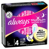 ALWAYS Platinum Secure Night (Talla 4) 5 servilletas
